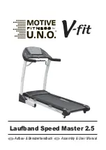 U.N.O MOTIVE FITNESS V-fit Speed Master 2.5 Assembly & User Manual preview