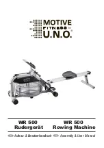 U.N.O Motive Fitness WR500 Assembly & User Manual preview