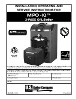 U.S. Boiler Company MPO - IQ Service Instructions Manual preview