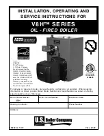 Preview for 1 page of U.S. Boiler Company V8H SERIES Installation, Operating And Service Instructions