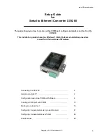 U.S. Converters XetaServer XS1200 Setup Manual preview