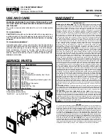 Предварительный просмотр 4 страницы U.S. FAN UVQ80 Instructions