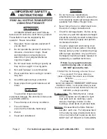 Preview for 2 page of U.S. General 15 PIECE SLIDE HAMMER SET Assembly And Operating Instructions