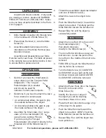 Preview for 3 page of U.S. General 15 PIECE SLIDE HAMMER SET Assembly And Operating Instructions