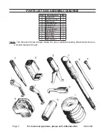 Preview for 4 page of U.S. General 15 PIECE SLIDE HAMMER SET Assembly And Operating Instructions