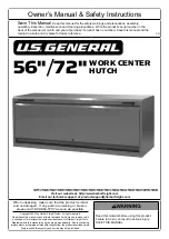 Preview for 1 page of U.S. General 58713 Owner'S Manual & Safety Instructions