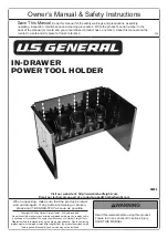 U.S. General 58956 Owner'S Manual & Safety Instructions preview