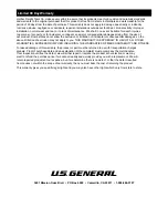 Preview for 8 page of U.S. General 64058 Owner'S Manual