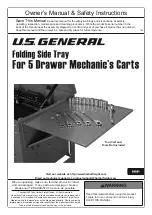 Preview for 1 page of U.S. General 64641 Owner'S Manual & Safety Instructions