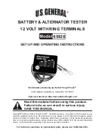 Preview for 1 page of U.S. General 65928 Set Up And Operating Instructions