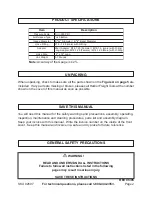 Preview for 2 page of U.S. General 92697 Operating Instructions Manual