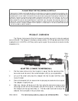 Preview for 5 page of U.S. General 93039 Operating Instructions Manual