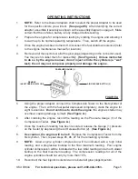 Предварительный просмотр 5 страницы U.S. General 93644 Assembly And Operating Instructions Manual