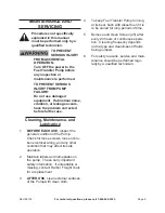 Preview for 9 page of U.S. General 98135 Set Up And Operating Instructions Manual