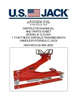 U.S. Jack D-51404 Instruction Manual preview