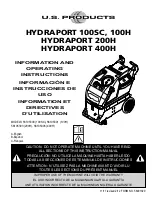 Preview for 1 page of U.S. Products HYDRAPORT 100H Information And Operating Instructions