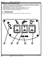 Preview for 20 page of U.S. Products HYDRAPORT 100H Information And Operating Instructions