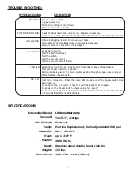 Preview for 7 page of U.S. Products SOLUS-310 Information & Operating Instructions