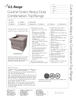 Preview for 1 page of U.S. Range C0836-12 Specifications