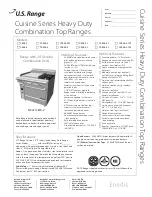 Preview for 1 page of U.S. Range C836-2 Specifications