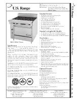 U.S. Range C836-6 Instruction Manual preview