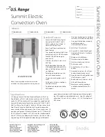 Preview for 1 page of U.S. Range SEM-100D1 Specifications