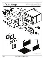 Предварительный просмотр 8 страницы U.S. Range SUMG-100 (GAS) Parts List