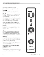 Preview for 12 page of U.S. Range Summit Series Installation, Operation And Maintenance Manual