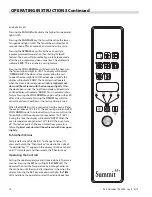 Preview for 14 page of U.S. Range Summit Series Installation, Operation And Maintenance Manual