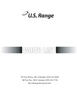 U.S. Range U.S. Range UIR36 Parts List preview