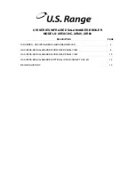 Preview for 3 page of U.S. Range U.S. Range UIR36 Parts List