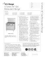 U.S. Range U36-6R Specifications preview