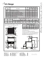 Preview for 2 page of U.S. Range U36-6R Specifications