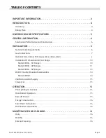 Preview for 3 page of U.S. Range UIRCM60 Installation And Operation Manual