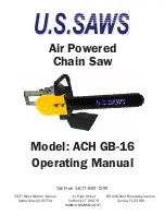 U.S.SAWS ACH GB-16 Operating Manual preview