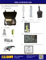 Предварительный просмотр 6 страницы U.S.SAWS CORE EZ US28000 Operating Manual