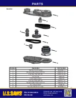 Предварительный просмотр 11 страницы U.S.SAWS CORE EZ US28000 Operating Manual