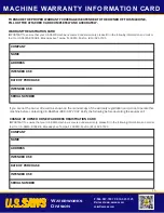 Предварительный просмотр 15 страницы U.S.SAWS CORE EZ US28000 Operating Manual