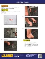 Preview for 7 page of U.S.SAWS CORE EZ Operating Manual