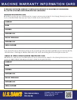 Preview for 14 page of U.S.SAWS CORE EZ Operating Manual