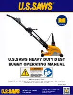U.S.SAWS Heavy Duty Dust Buggy Operating Manual preview