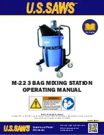 Preview for 1 page of U.S.SAWS M-22 Operating Manual