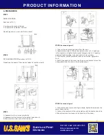 Preview for 7 page of U.S.SAWS M-22 Operating Manual