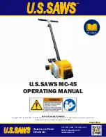 U.S.SAWS MC-45 Operating Manual preview