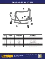 Preview for 8 page of U.S.SAWS TC-7 Operating Manual