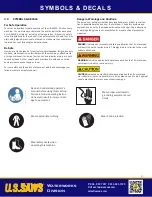 Preview for 3 page of U.S.SAWS US27815 Owner'S Manual