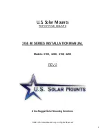 U.S. Solar Mounts 30 Series Installation Manual preview