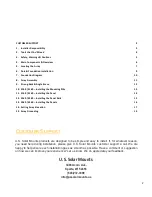 Preview for 2 page of U.S. Solar Mounts 30 Series Installation Manual