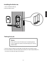 Preview for 9 page of U-tec Ultraloq Lever Installation And Programming Manual