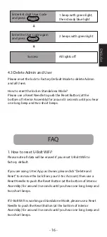 Preview for 17 page of U-tec Ultraloq U-Bolt WiFi Installation And User Manual